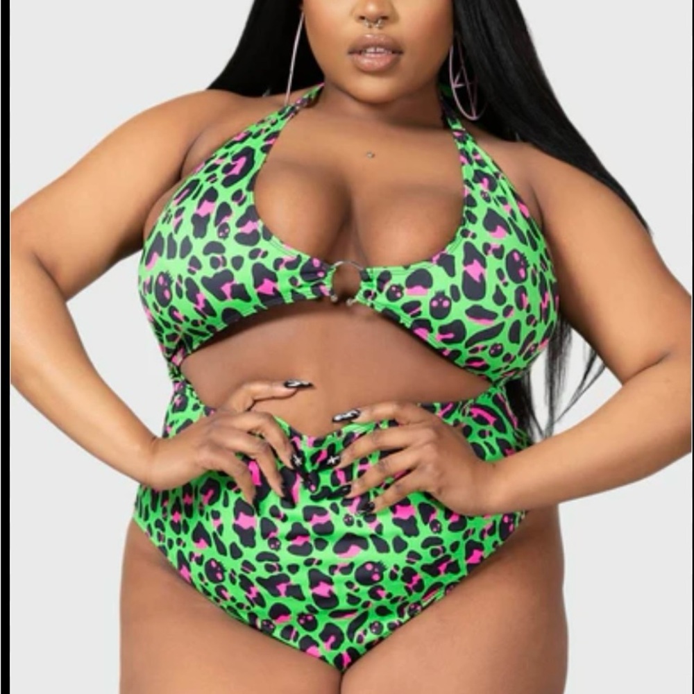 Killstar Animal print swimsuit